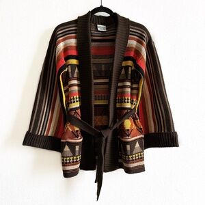 VINTAGE 1970s KMART Geometric Knit Sweater